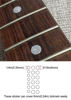 Picture of Inlay Sticker Fret Markers for Guitars & Bass - Custom Dots - Metallic