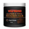 Picture of WERBME Leather Recoloring Balm, Dark Brown Leather Color Restorer, Leather Dye, Leather Couch Paint-Repair Leather Color on Faded & Scratche, for Restore Couches, Car Seats, Clothing, Shoes