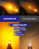 Picture of AUTOONE 194 LED Bulb Amber Yellow, Side Marker Lights 300% Brighter T10 168 2825 W5W LED Bulbs for License Plate Light Dome Map Door Courtesy Interior Car Lights, Pack of 2