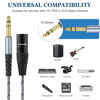 Picture of JOLGOO 1/4 Inch TRS to XLR Male Cable, Balanced 6.35mm TRS Plug to 3-pin XLR Male, Quarter inch TRS Male to XLR Male Microphone Cable, 6.6 Feet 2 Pack