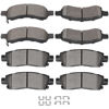 Picture of SCITOO D1169 D883 Front Rear Ceramic Brake Pads Sets Fit For Buick Enclave/Rainier,For Chevy SSR/Trailblazer/Traverse,For GMC Acadia/Envoy,For Isuzu Ascender,For Saab 9-7x,For Saturn Outlook
