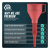 Picture of TEC Products FlexAll Funnel - Long Flexible Funnel with Hose for Automotive Use - Durable Nitrile Rubber - Ideal for Car Oil Change, Transmission Fluid, Diesel, Gas & More - Made in USA