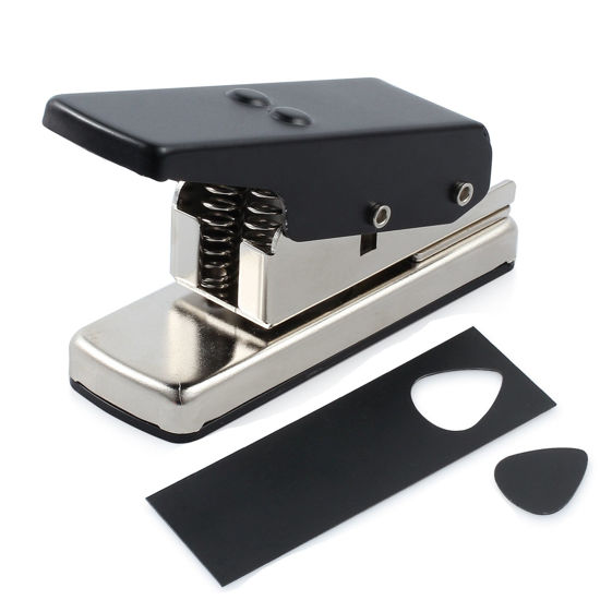 Picture of CAMWAY Guitar Pick Maker Punch Tool Heavy Duty DIY Maker Hole Punch Plastic Card Cutter Machine Unique Guitar Picks, Works Great on All Sorts of Materials - ABS, PVC, Old Credit Cards, Gift Cards