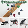 Picture of CAMWAY Guitar Pick Maker Punch Tool Heavy Duty DIY Maker Hole Punch Plastic Card Cutter Machine Unique Guitar Picks, Works Great on All Sorts of Materials - ABS, PVC, Old Credit Cards, Gift Cards