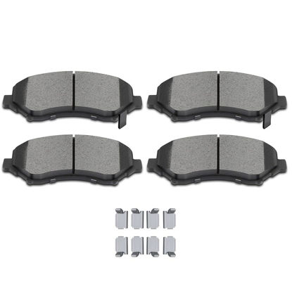Picture of SCITOO D1273 Front Ceramic Brake Pads Sets Fit For Chrysler Town & Country,For Dodge Grand Caravan/Journey/Nitro,For Jeep Liberty/Wrangler/Wrangler JK,For Ram C/V 12-15,For VW For Routan 09-14