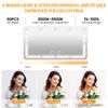 Picture of Car Sun Visor Vanity Mirror: Pink Rechargeable Led Makeup Mirror with 3 Light Modes & Dimmable Touch Screen - Car Mirror Accessories for Women Girl