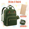 Picture of Tenot Baby Diaper Bag Backpack, Travel Diaper Bags for Baby Girl Boy Large Capacity Baby Bag Backpack for Women Army Green