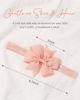 Picture of jollybows 40pcs Baby Girls Grosgrain Ribbon Hair Bows Headbands 3" Hair Band Hair Accessories for Infants Newborn Toddler