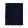 Picture of CREVENT 30''X40'' Soft Cozy Warm Baby Blankets for Boys Girls Solid Color - All Season Use - Newborn Essentials (Wave Dark Blue/Navy)