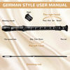 Picture of YONTY Soprano Recorder 8-Hole Instrument for Beginners Kids Students, German Style C Key Flute with Cleaning Rod & acking Bag for Education & Entertainment - Black