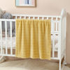 Picture of CREVENT 30''X40'' Soft Cozy Warm Baby Blankets for Boys Girls Solid Color - All Season Use - Newborn Essentials (Sunshine Yellow)