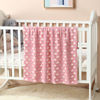 Picture of CREVENT 30''X40'' Cozy Fluffy Warm Fleece Baby Crib Blanket for Unisex Infant Toddler Crib Cot Stroller (Coral Red Rainbow)