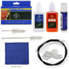 Picture of Trumpet/Cornet Cleaner Care Cleaning Kit,Maintenance Kit,Valve Oil,Tuning Slide Grease,Flexible Brush,Valve Brush,Mouthpiece Brush,Cork Grease,Cleaning Cloth and More(Random Color Cloths)