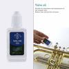 Picture of Trumpet/Cornet Cleaner Care Cleaning Kit,Maintenance Kit,Valve Oil,Tuning Slide Grease,Flexible Brush,Valve Brush,Mouthpiece Brush,Cork Grease,Cleaning Cloth and More(Random Color Cloths)
