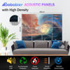 Picture of Bobobier Art Acoustic Panels with Self-Adhesive,48 x 32Inches Acoustic Wall Art,Better Decorative Than Sound Proof Foam Panels,Recording Studio/Home/Office Acoustical Treatment, (fire cloud）