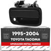 Picture of TRUBUILT1 AUTOMOTIVE Exterior Front Passenger Door Handle Replacement, Upgraded Metal - Compatible with 1995-2004 Toyota Tacoma - Textured Black - OEM 69210-35020, 91318, TO1311117