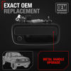 Picture of TRUBUILT1 AUTOMOTIVE Exterior Front Passenger Door Handle Replacement, Upgraded Metal - Compatible with 1995-2004 Toyota Tacoma - Textured Black - OEM 69210-35020, 91318, TO1311117