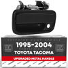Picture of TRUBUILT1 AUTOMOTIVE Exterior Front Driver Door Handle Replacement, Upgraded Metal - Compatible with 1995-2004 Toyota Tacoma - Textured Black - OEM 69220-35020, 79344, 91319, TO1310117