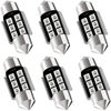 Picture of AUXLIGHT DE3175 DE3021 DE3022 3175 31MM 1.22”Festoon Canbus Error Free LED Interior Light Bulbs Ultra Blue, Super Bright 6SMD Chips for Dome Map Door Courtesy License Plate Lights (Pack of 6)