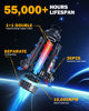 Picture of Auxbeam 9006 HB3 Fog Light, F22 Series 9006 Powersports, 6500K 110W 24000LM 700% Brighter 9006 Light For UTV ATV Offroad Vehicles