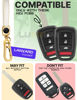 Picture of for Honda Civic Key Fob Cover and Leather Keychain - Full Cover Key Case for Honda Accord, CR-V SE, CRV LX, HR-V - 2014-2022 TPU Keyfob Cover Compatible with MLBHLIK6-1T - White and Gold