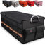 Picture of LI LIBZAKI Trunk Organizer Cargo Organizer Trunk Storage Waterproof Collapsible Durable Multi Compartments-((Oversize,Black)