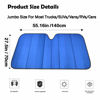 Picture of Windshield Sunshade Car Foldable UV Ray Reflector Auto Front Window Sun Shade Visor Shield Shade,Keeps Vehicle Cool - Blue (55" x 27.5")