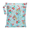 Picture of Bumkins Disney Ariel Waterproof Wet Bag for Baby, Travel, Swim Suit, Cloth Diapers, Pump Parts, Pool, Gym Clothes, Toiletry, Strap to Stroller, Daycare, Zipper Reusable Bag, Packing Pouch