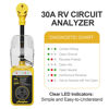 Picture of Marsflex Rv Surge Protector, 30amp Rv Circuit Analyzer, 10000 Joules Surge Guard Protection with Waterproof Cover, LED Display, rv Voltage Protector for Camper, Travel Trailers, Motorboat, yellow