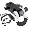Picture of AUTOBOTS Tow Hitch Receiver 2", 45,000 Lbs Break Strength Heavy Duty Receiver with 5/8" Screw Pin, 3/4 Shackle, Towing Accessories for Vehicle Recovery Off-Road White&Black