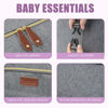 Picture of Tuwubi Diaper Bag Tote,Diaper Bag backpack with Pacifier Case Large Travel Diaper Tote for Mom and Dad Multifunction Large Baby Bag - Light Grey