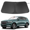 Picture of Windshield Sun Shade Custom Fit for 2021 2022 2023 2024 2025 Genesis GV80 Accessories Foldable Sunshade Sun Blocker Protect Car from Sun Rays & Heat Damage Keep Car Cooler