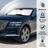 Picture of Windshield Sun Shade Custom Fit for 2021 2022 2023 2024 2025 Genesis GV80 Accessories Foldable Sunshade Sun Blocker Protect Car from Sun Rays & Heat Damage Keep Car Cooler