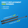 Picture of ARANA C16-22331 16" 45 Lb Gas Struts Spring Shocks C16-15208 15.7inch 45lbs Lift Support for A.R.E Truck Canopy Topper Leer Camper Shell Snug-Top Rear Window RV Door Replacement Struts, 2 Pcs