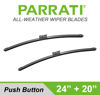 Picture of PARRATI® 24 Inch & 20 inch of High Performance Premium All-Season Automotive Replacement Front Windshield Wiper Blades for Since 2017 Discovery Range Rover,Easy DIY Install (Set of 2)