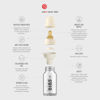Picture of BIBS Baby Glass Bottle Complete Set 110 ml | BPA Free Natural Rubber | Made in Denmark | Ivory