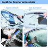 Picture of YLCVBUD 27" Snow Brush and Ice Scrapers Detachable Pivoting, Soft Bristle Head,Foam Grip, for Car,Trucks,or SUV Window & Windshield Tool (2pcs)