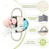 Picture of Maliton Extra Large Baby Diaper Caddy Organizer, Cotton Rope Nursery Basket, Portable Diaper Organizer for changing table, Car, Diaper Storage Organizer for Baby Stuff, Baby Shower Gifts for Newborn