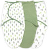 Picture of Bublo Baby Swaddles for Newborns Girl - 3 Pack Organic Baby Swaddles for 0-3 Months - Baby Swaddle Sleep Sack - Infant Sleeping Swaddle Sack - Baby Swaddle Blanket Wrap, Green Leaf