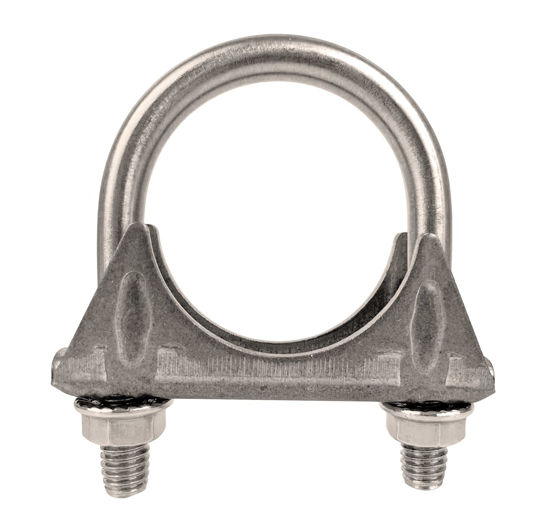 Picture of 1.75" Universal Heavy Duty Exhaust U Clamp 1 3/4 Inch Stainless Steel Muffer U-Bolt Clamps