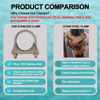Picture of 1.75" Universal Heavy Duty Exhaust U Clamp 1 3/4 Inch Stainless Steel Muffer U-Bolt Clamps
