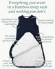Picture of PurComfy Quilted Supersoft Sleep Sack, 2.5 TOG Premium Bamboo Viscose Warm Baby Sleeping Bag, 2-Way Zipper 3-6 Months (Midnight)