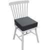 Picture of Eiury Booster Seat for Dining Table, PU Anti-Scratch Easy Cleaning Kids Toddler Booster Seat for Table, Portable Increasing Booster Cushion with Non-Slip Bottom and Adjustable Elasticity Straps