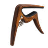Picture of Ukulele Capo for Soprano, Concert, Tenor, Baritone Ukulele with felt picks (Walnut)