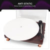 Picture of Rockhouse White Acrylic Slip Mat Vinyl with Record Mitt, Turntable Platter Record Player Mat DJ Slipmats for 12'' Vinyl Turntable Antistatic, Reduce Noise