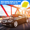 Picture of SHINEHOME 2500° Spark Plug Heat Shield Sleeve for 8PCS Spark Plug Wire Boots Ls1/Ls2 Sbc Bbc 350 454 Spark Plug Wire Heat Sleeve (Yellow)