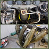 Picture of Titanium Exhaust Heat Tape Wrap, 2”x 50 Ft, Motorcycle Fiberglass Heat Shield Tape With Stainless Ties