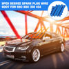 Picture of SHINEHOME Spark Plug Header Boots 2500° Spark Plug Heat Shield Sleeve Wire Cover Wrap for Sbc Bbc 350 454 Ls1/Ls2 8PCS Spark Plug Boots (Blue)