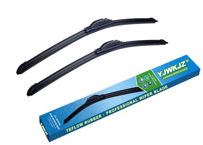 Picture of 20"+20" Inch Wiper Blades Replacement for Ford Explorer 2005-2010, Expedition 1999-2007, E-150 E-250 2003-2014, Nissan Cube 2009-2014 and Chevy Blazer 1995-2005 Windscreen Wiper Blades (Set of 2)