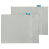 Picture of Biloban Organic Cotton Toddler Pillowcase 2 Pack, (Pillowcase Only) Kids Pillowcase for Sleeping Fit Pillow Sized 13"x 18" or 14"x19", Envelope Travel Pillowcase for Girl Boy, Gray